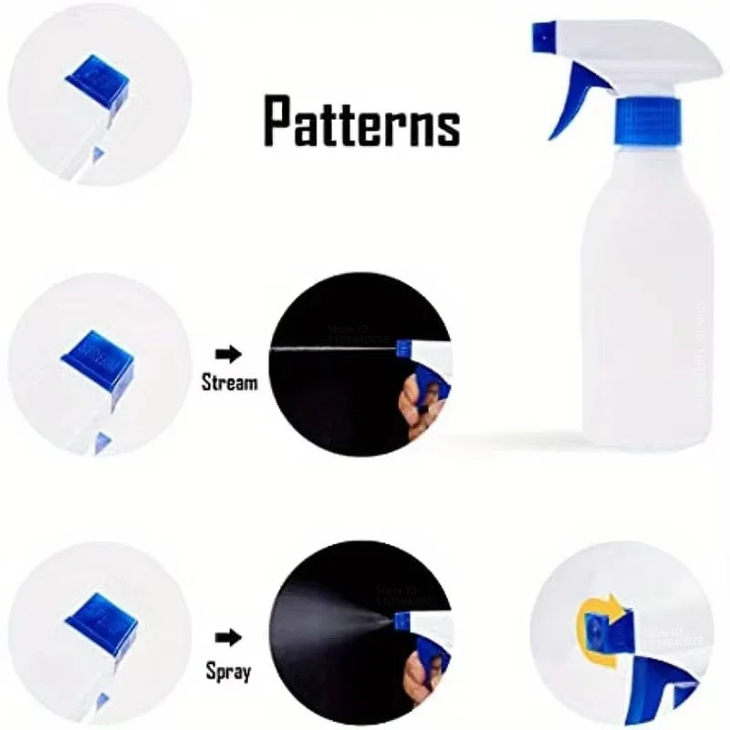 Patterns for window tint installation showing stream and spray application techniques