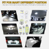 Various automotive interior LED lights including map, dome, license plate, trunk, and courtesy lights.