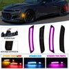 LED turn signal lights for Camaro and Cadillac including plug and play bulbs and various colors like amber, blue, and pink pu