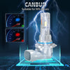 Silberner LED-Canbus-Lichtmodul mit Blitz-Effekten, geeignet für 99% der Autos.