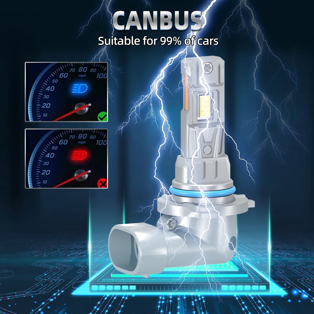 Silberner LED-Canbus-Lichtmodul mit Blitz-Effekten, geeignet für 99% der Autos.