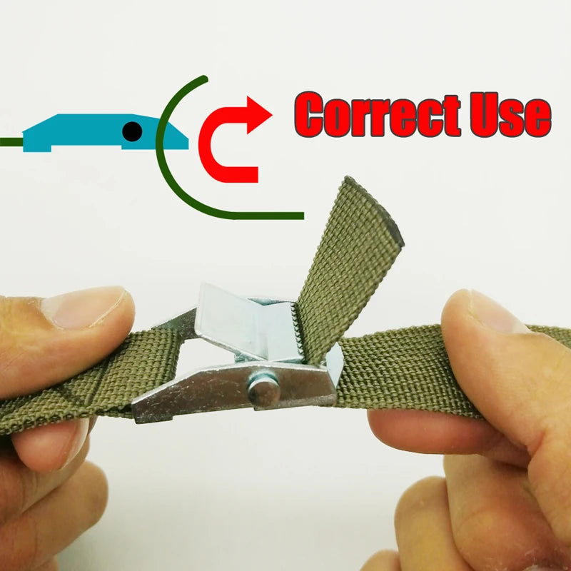 Heavy Duty Cargo Straps with Buckle Tie-Down Belts