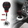 A gear shift knob adapter and shifting stick for a universal 5-speed gear shift knob.