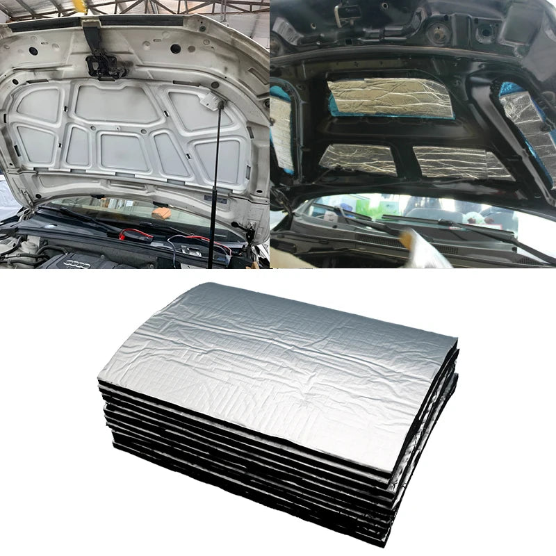 Stack of heavy duty sound deadening mats for automotive