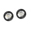 Round LED side marker lights for trucks, trailers, and RVs