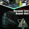 Flat tire vacuum tyre repair nail and related tools for rubber tire repair