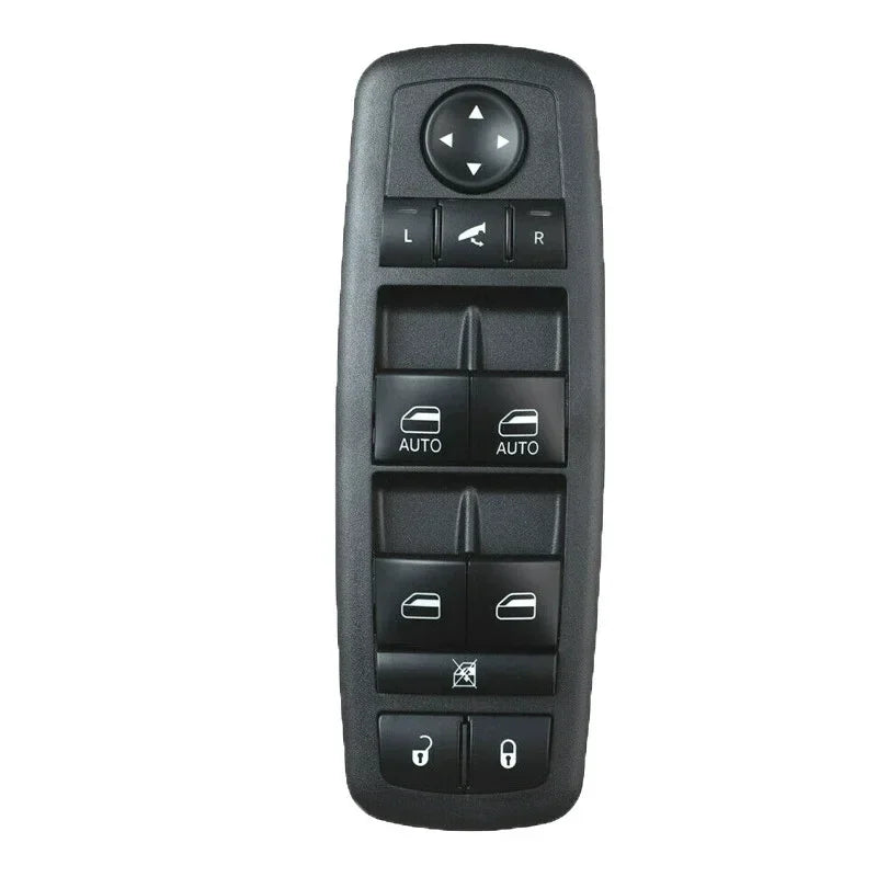 Interruptor de ventana eléctrica negro para Jeep Cherokee con botones de operación y bloqueo