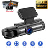 Caméra dashcams argent et noir avec détection de mouvement, enregistrement en boucle, capteur G, angle de 170 degrés et surve