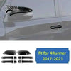 Carbon fiber grain interior and exterior decoration for a Toyota 4Runner vehicle.