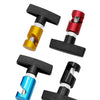 Set of aluminum alloy car anti-skid lifting rods for hood and trunk in black, red, and blue colors