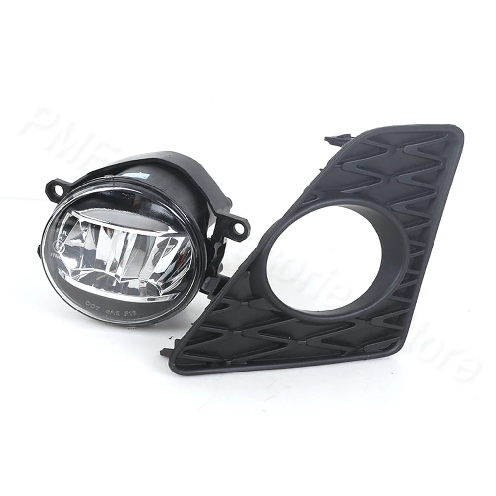 مجموعة مصابيح ضباب أمامية LED سوداء لسيارات لكزس GS350 و GS450h.