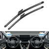 A set of complete wiper blades for a Subaru Forester, showing the blades and mounting arms.
