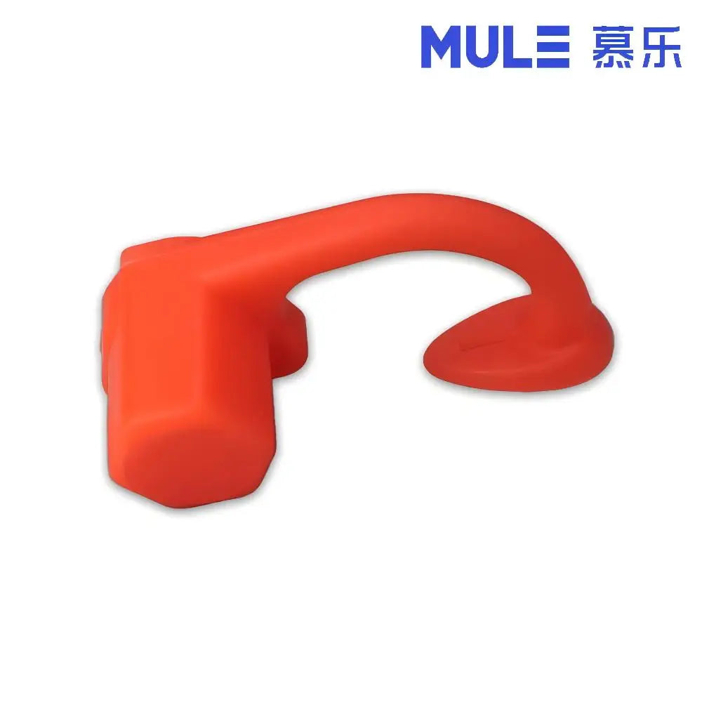 Couteau utilitaire orange de précision avec une poignée courbée et un ensemble de lame
