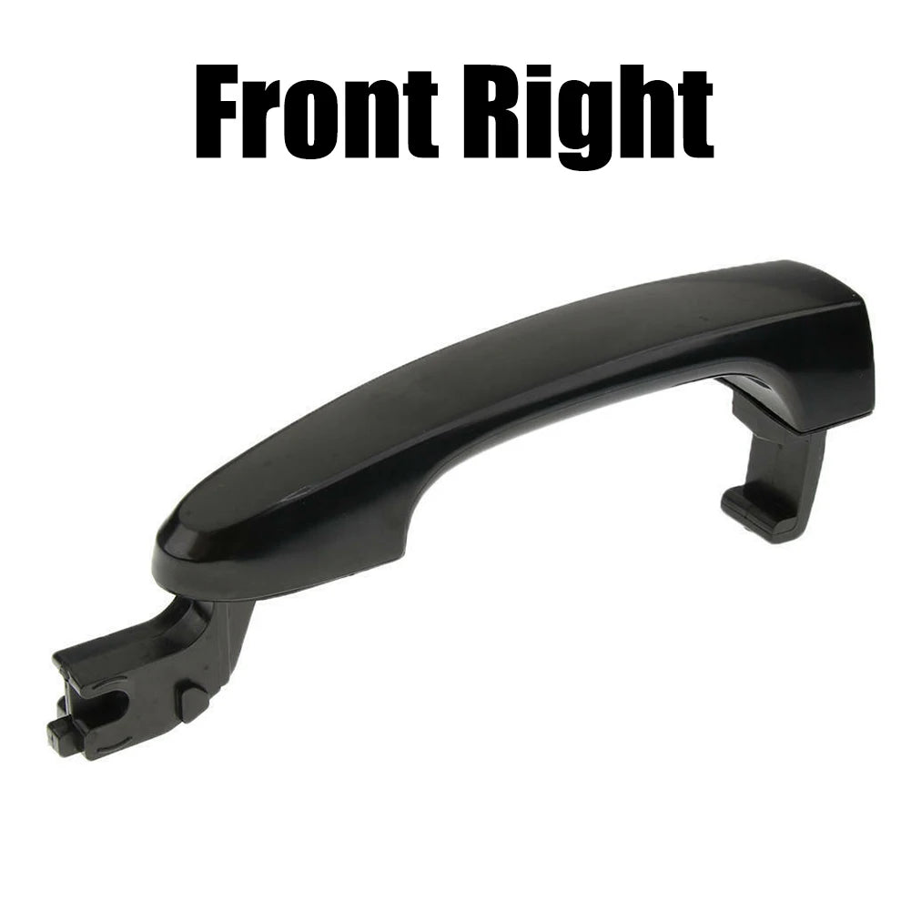 Front Right OEM door handle for KIA Sportage (2005-2010) in black.