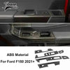 ABS material carbon fiber grain interior trim kit for Ford F150 2021+