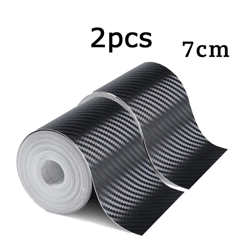 Deux rouleaux de film de protection en fibre de carbone nano de 7 cm pour carrosserie de voiture