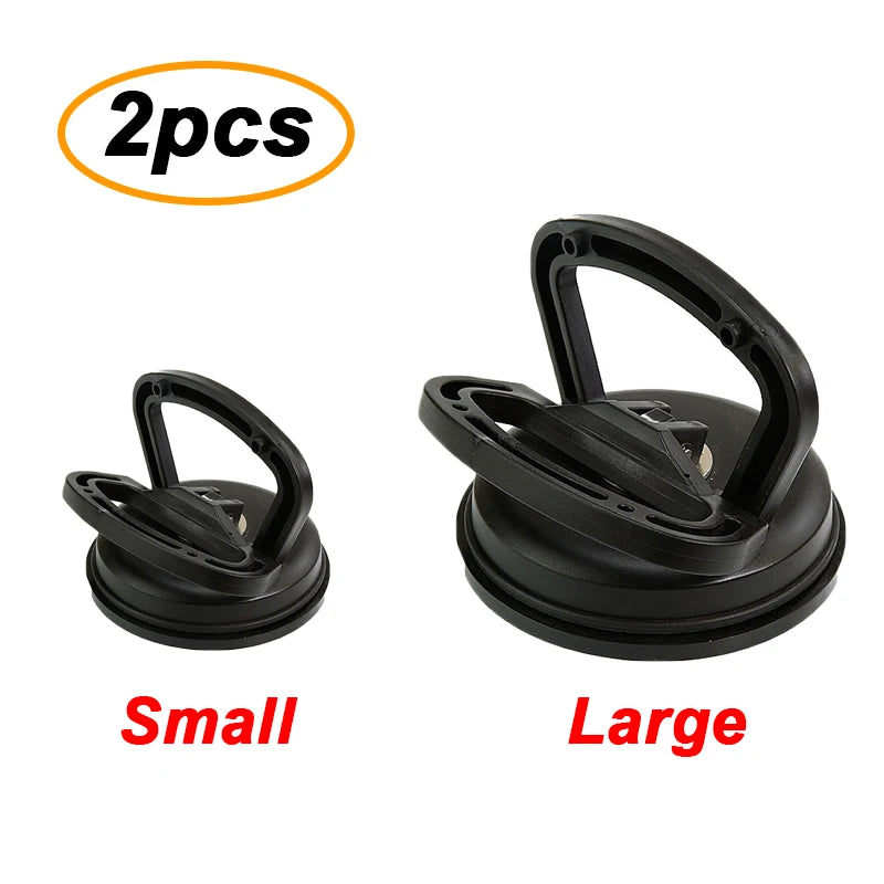 Two car dent glass suction removal tools, small and large versions, shown against a white background.