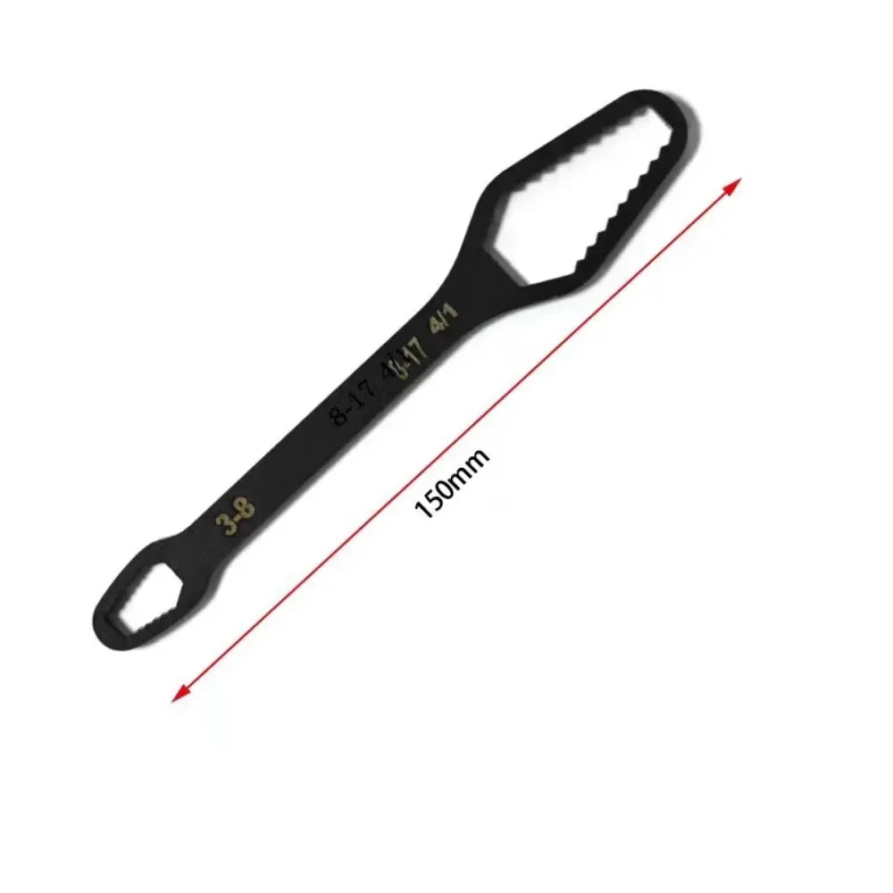 A black universal adjustable Torx wrench with a 150mm length.