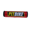 Red and black handlebar protection pads for dirt bikes and ATVs
