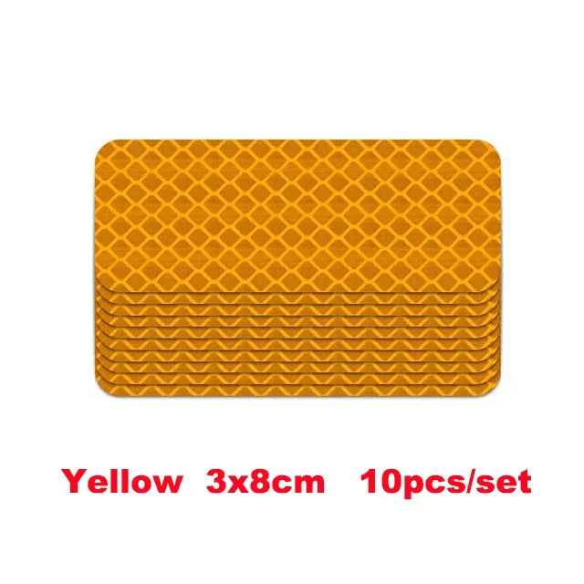 Reflective Warning Stickers for Vehicle Bumpers