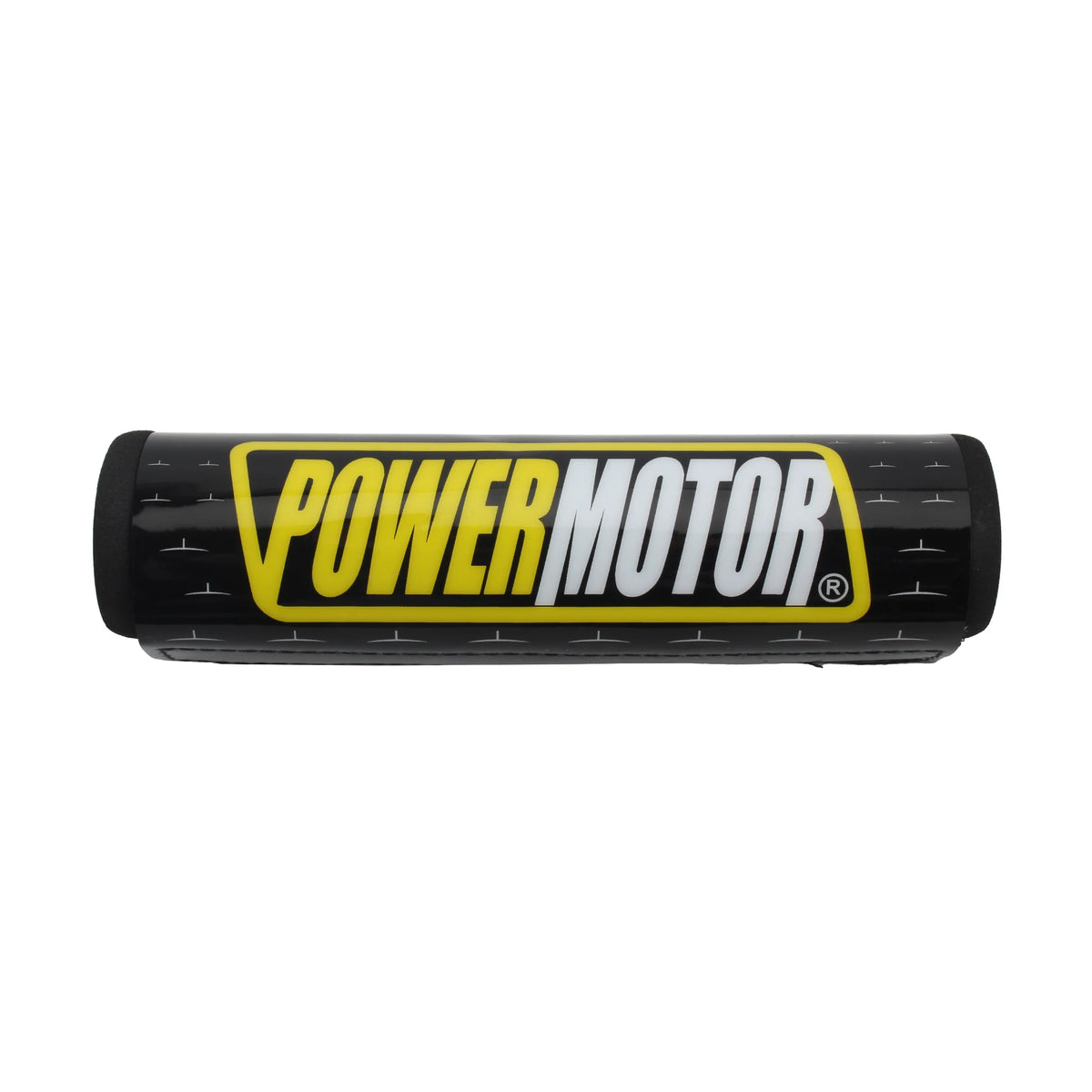 Black power motor handlebar protection pads for dirt bikes and ATVs
