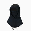 Black UV protection cooling balaclava face mask with drawstrings
