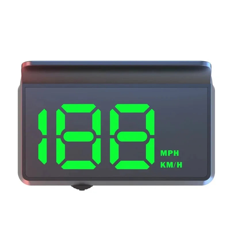 A digital speedometer display showing 188 MPH and KM/H on a dark panel.
