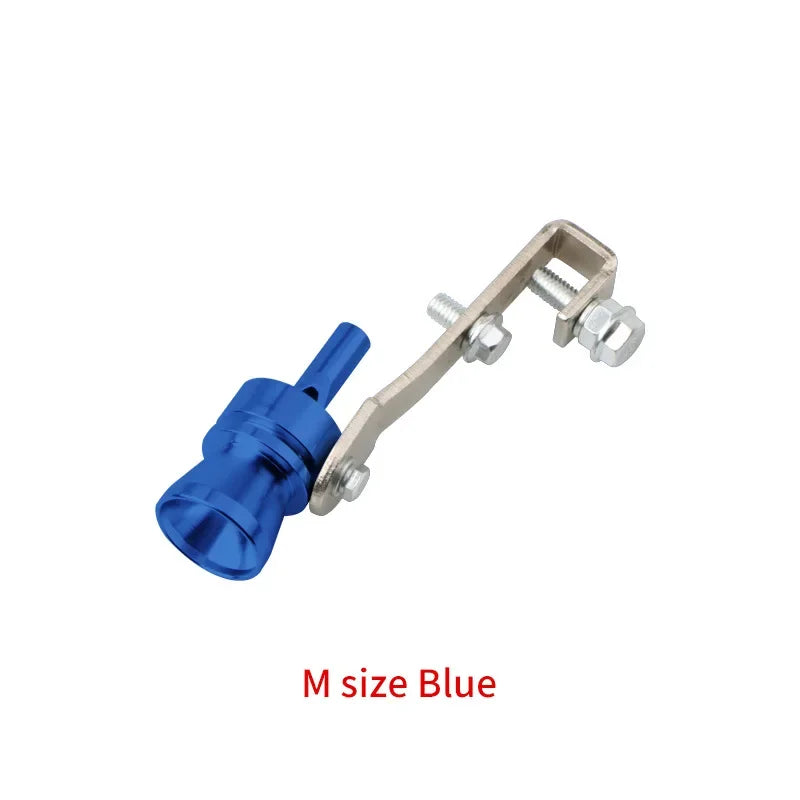 Sifflet de turbine automobile bleu, taille M, simulateur de son d'échappement