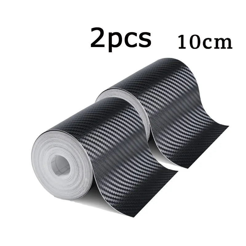 Deux rouleaux de film de protection en fibre de carbone nano de 10 cm pour carrosserie de voiture
