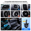 A double lock protection vent blade mount for car vents, showing compatibility and installation details.