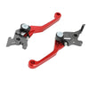 Red motorcycle brake and clutch levers for Surron Ultrabee