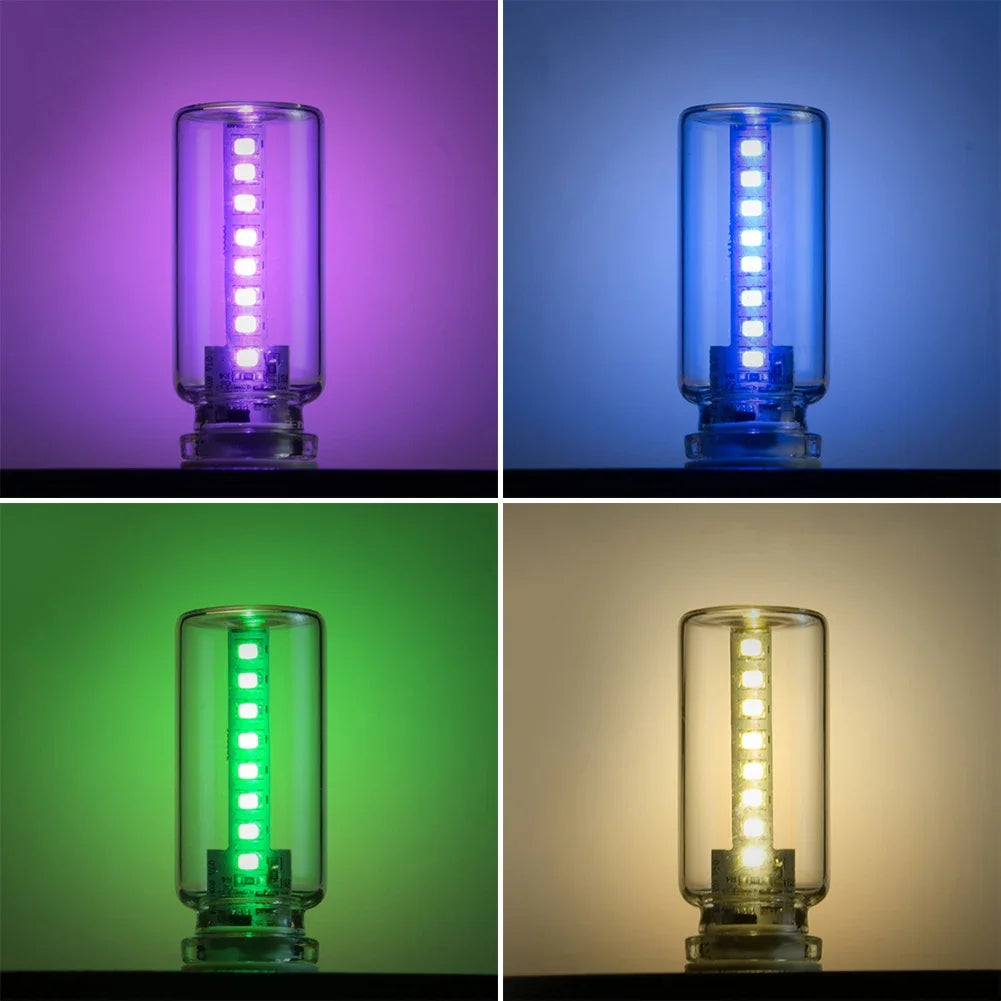 Taststeuerungs-Ambient-LED-Nachtleuchte in Lila, Blau und Grün