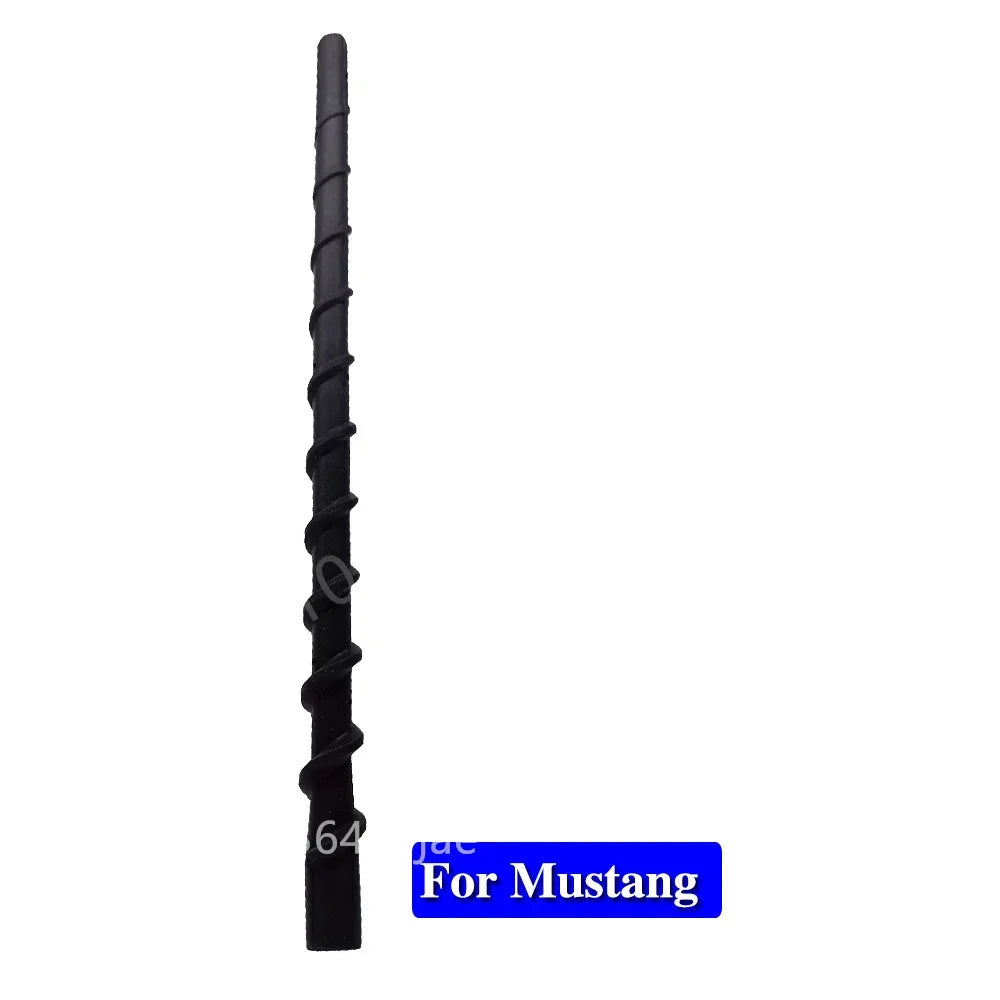 Black universal vehicle AM/FM antenna mast.
