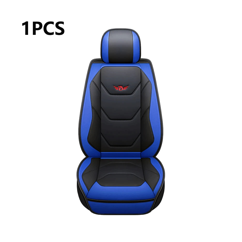 One piece of blue and black universal car seat covers for Hyundai and Kia models