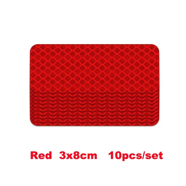 Reflective Warning Stickers for Vehicle Bumpers