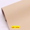 A roll of light yellow heavy duty self-adhesive PU leather repair patches.