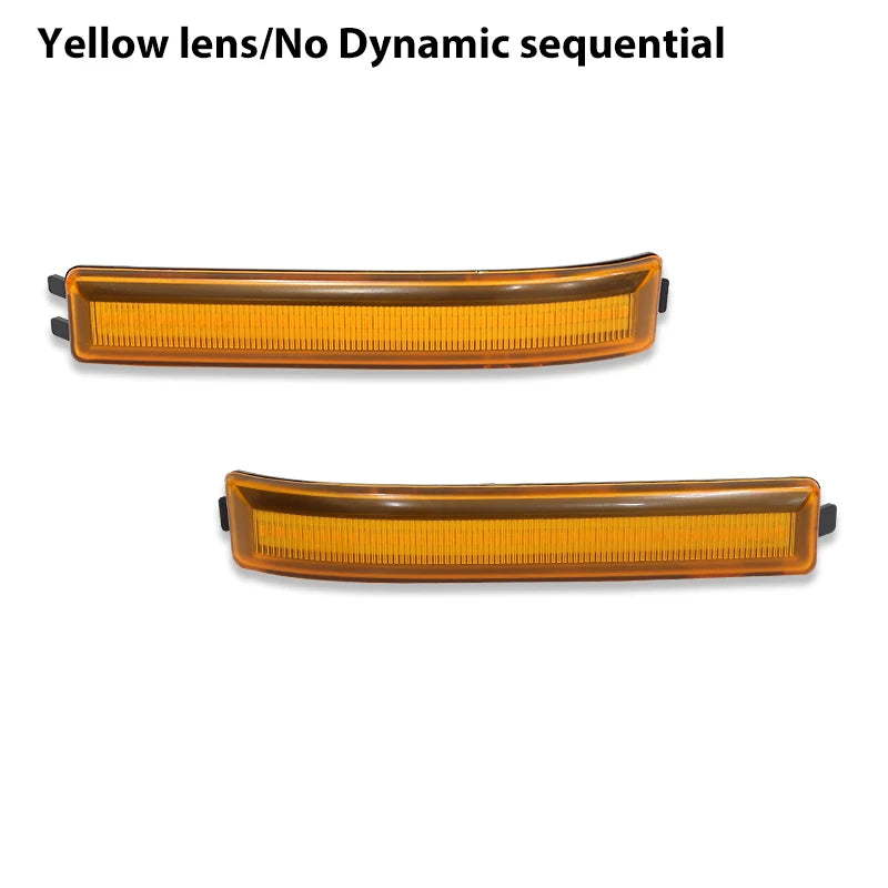 Amber LED side mirror marker lights for Ford F-150 and Raptor.