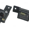 Black LED license plate lights for Chevy Silverado, GMC Sierra & Canyon