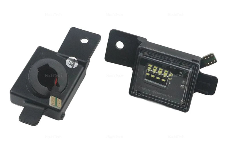 Black LED license plate lights for Chevy Silverado, GMC Sierra & Canyon
