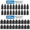 Set of rubber tire repair plugs for cars, motorcycles, and bicycles in two sizes: 0.1-3mm and 3-5mm.