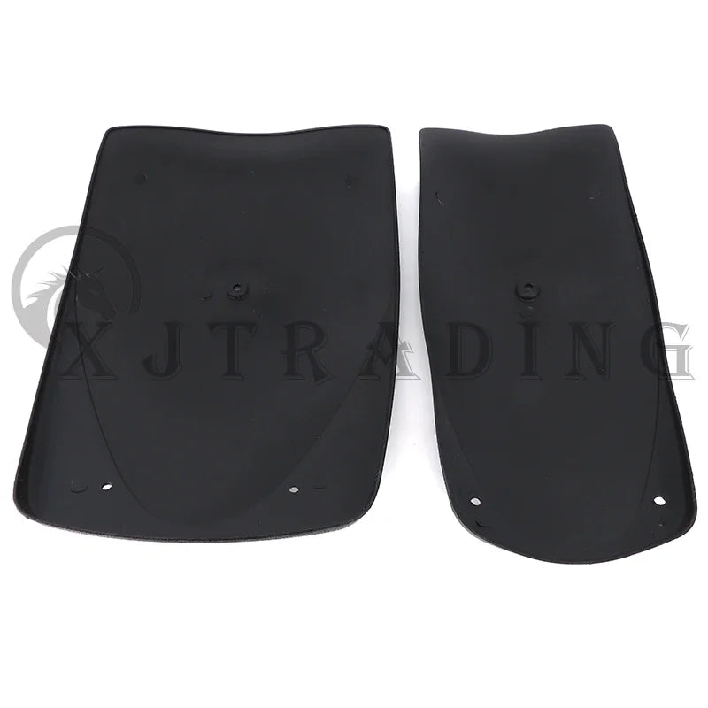 A pair of black durable plastic fenders for go-kart and ATV