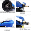 A professional pneumatic orbital sander featuring an eccentric speed mechanism and a speed control switch.