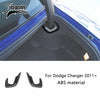 Carbon fiber interior trim pieces for Dodge Charger featuring ABS material