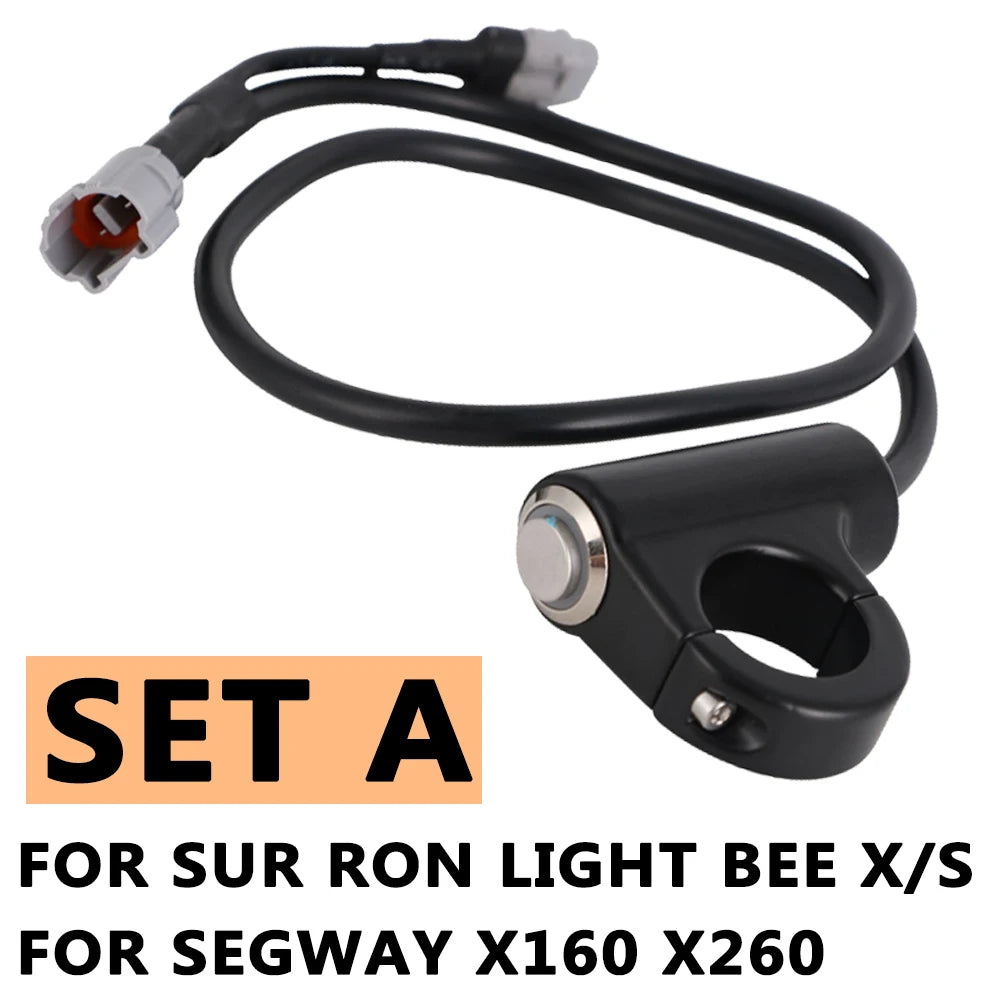 Set A plug and play headlight kill switch for Segway X160 X260 electric bikes