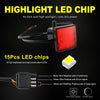 Red LED Trailer Hitch Light Cover