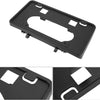 Black heavy duty front bumper guard and license plate kit for Ford F150