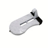 White foldable car door step pedal and roof access hook with black accents