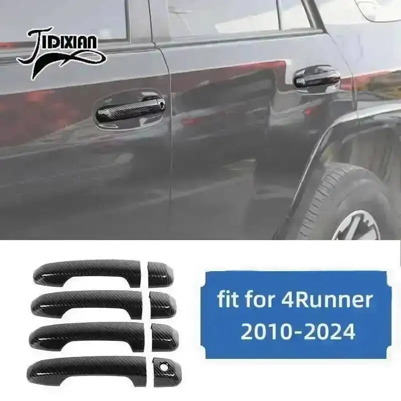 Carbon fiber grain interior and exterior decoration for a Toyota 4Runner.