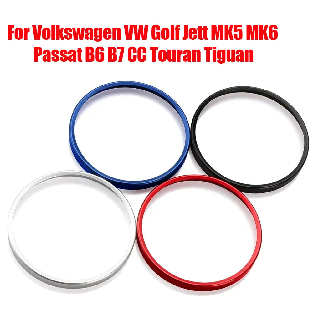 Set von Scheinwerfer-Schalter-Deko-Trimringen für VW Golf, Jetta, Passat und Tiguan