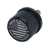 Black Smith & Wesson aftermarket motorcycle seat and fender bolts with an American Made American Owned emblem